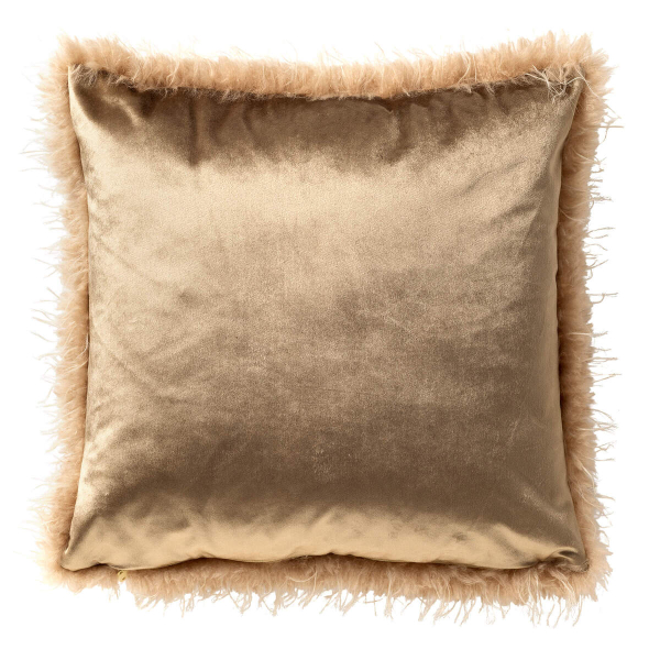 Dutch Decor Kissenhülle 'Dano' 45 x 45 cm Whitecap Gray - Beige